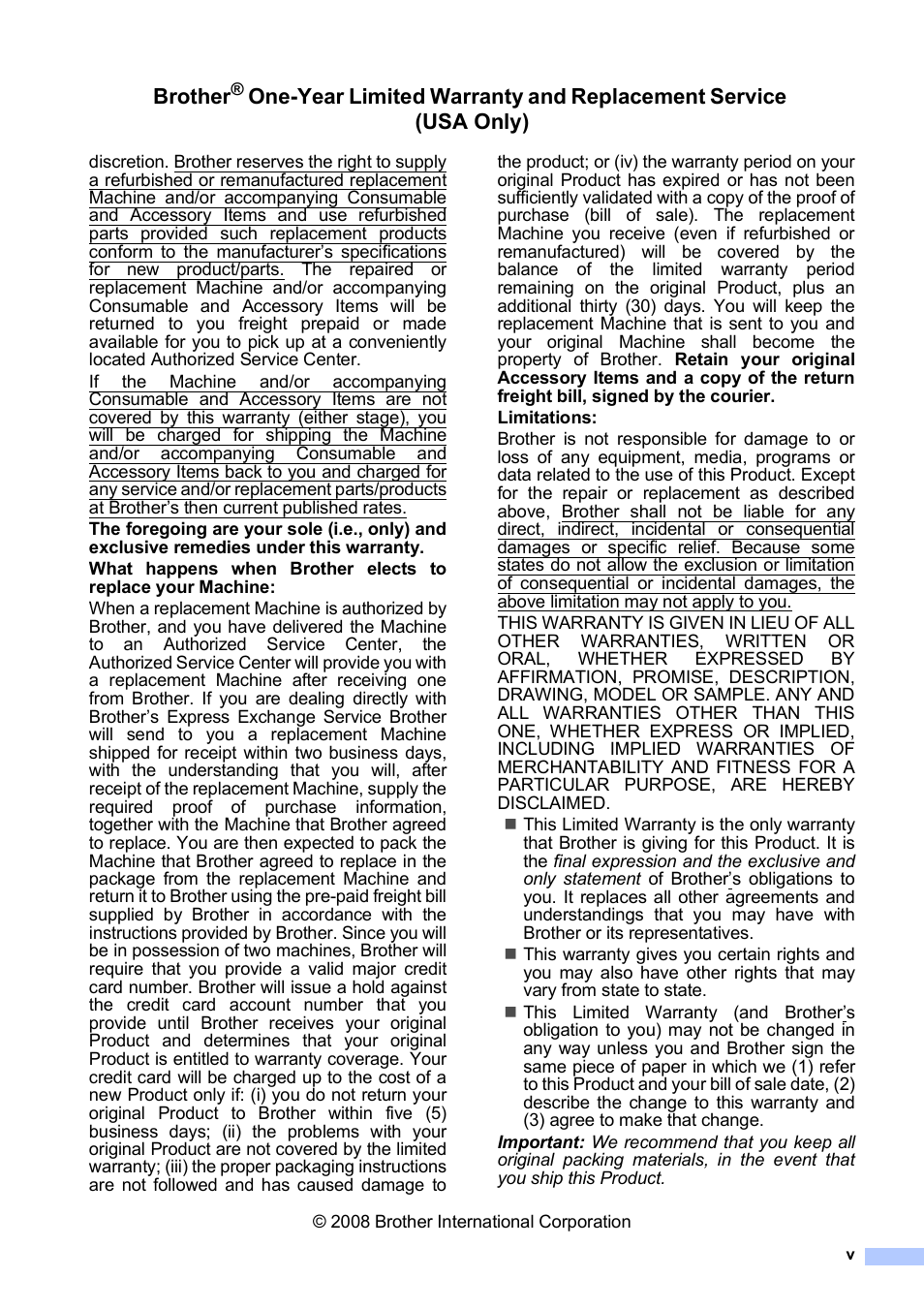 Brother | Brother MFC-490CW User Manual | Page 7 / 216