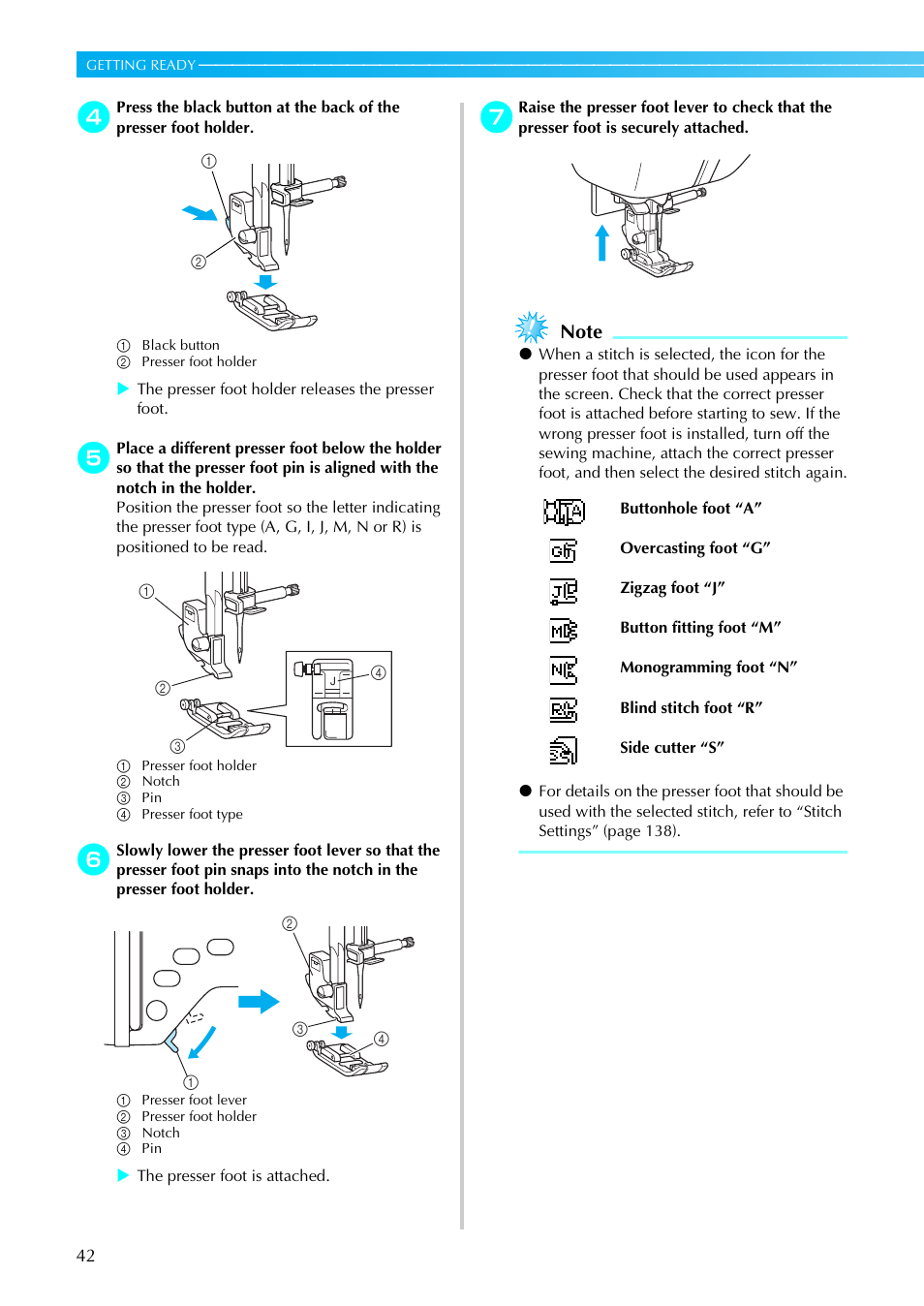 Brother SB4138 User Manual | Page 44 / 176