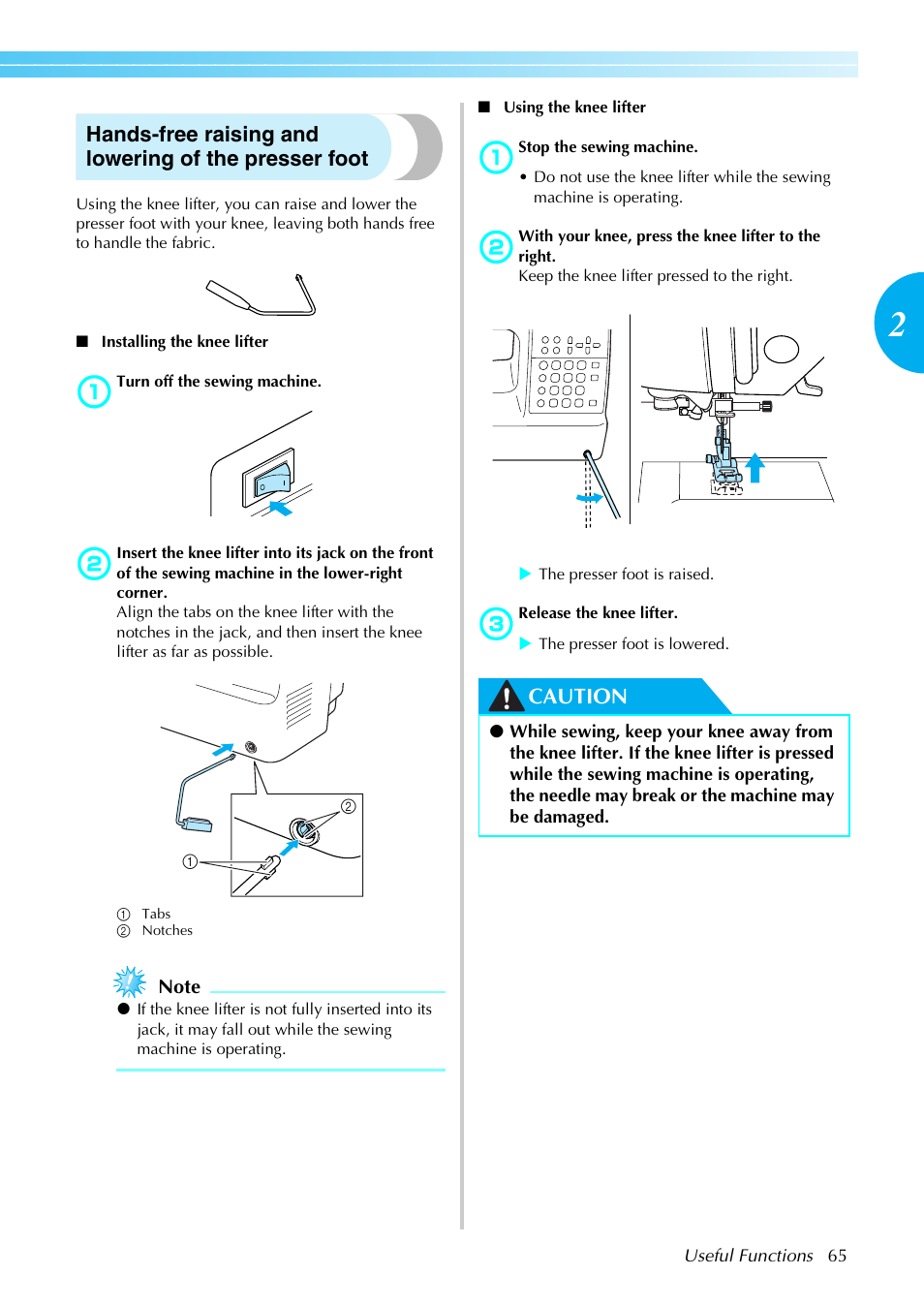 Caution | Brother SB4138 User Manual | Page 67 / 176