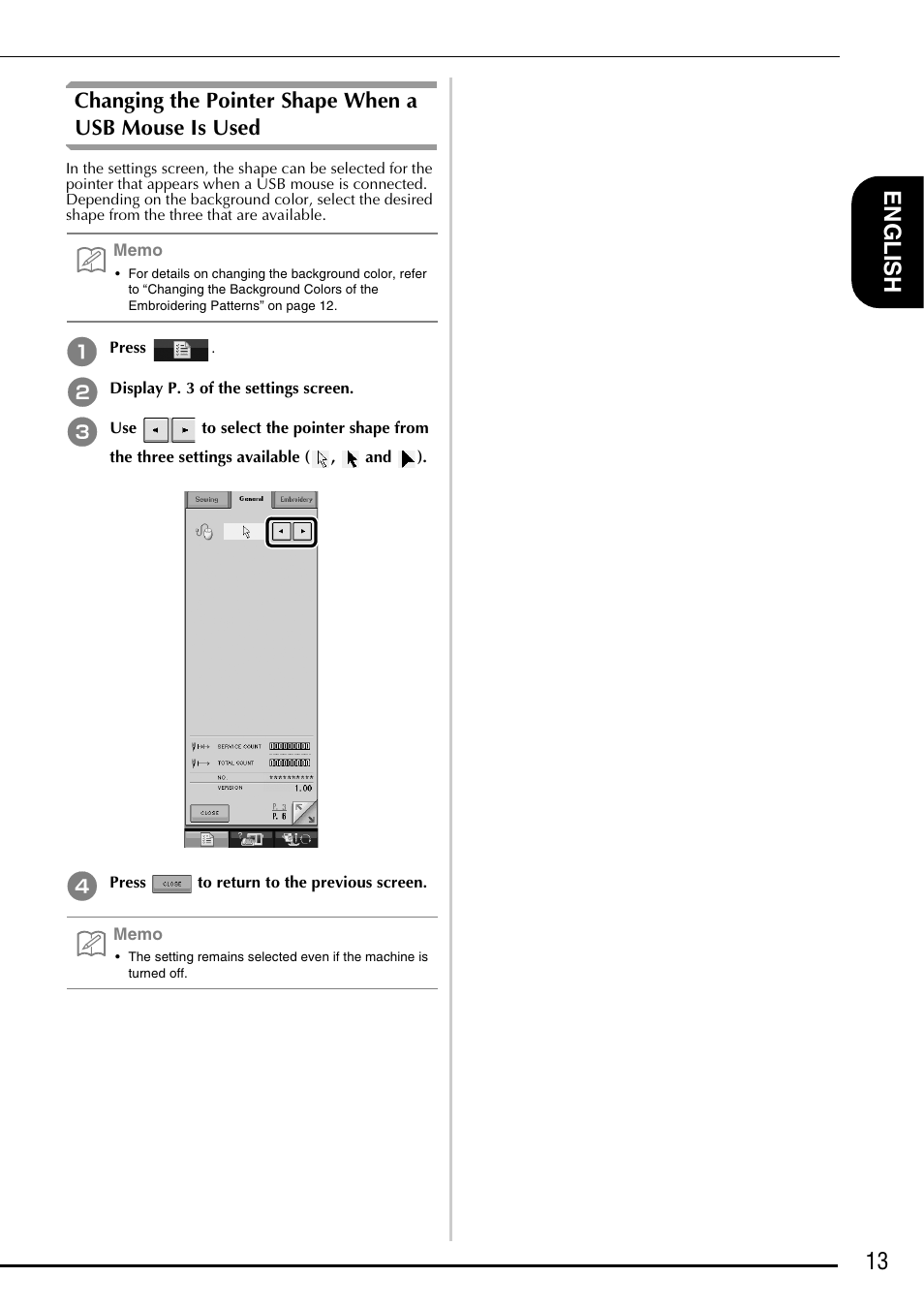 13 en glish | Brother Innov-is 5000 User Manual | Page 15 / 76