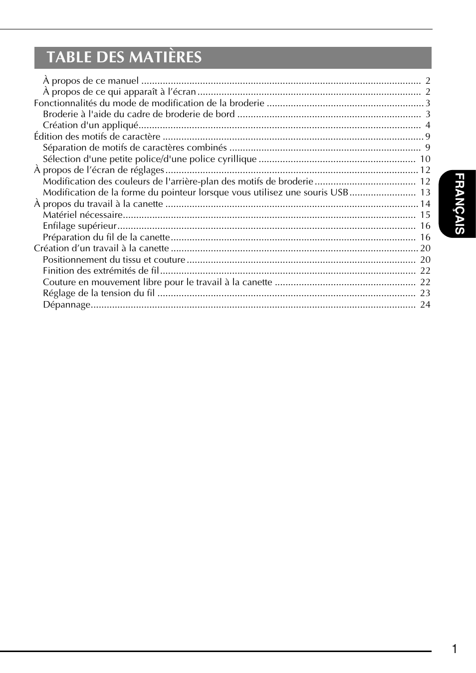 Brother Innov-is 5000 User Manual | Page 27 / 76