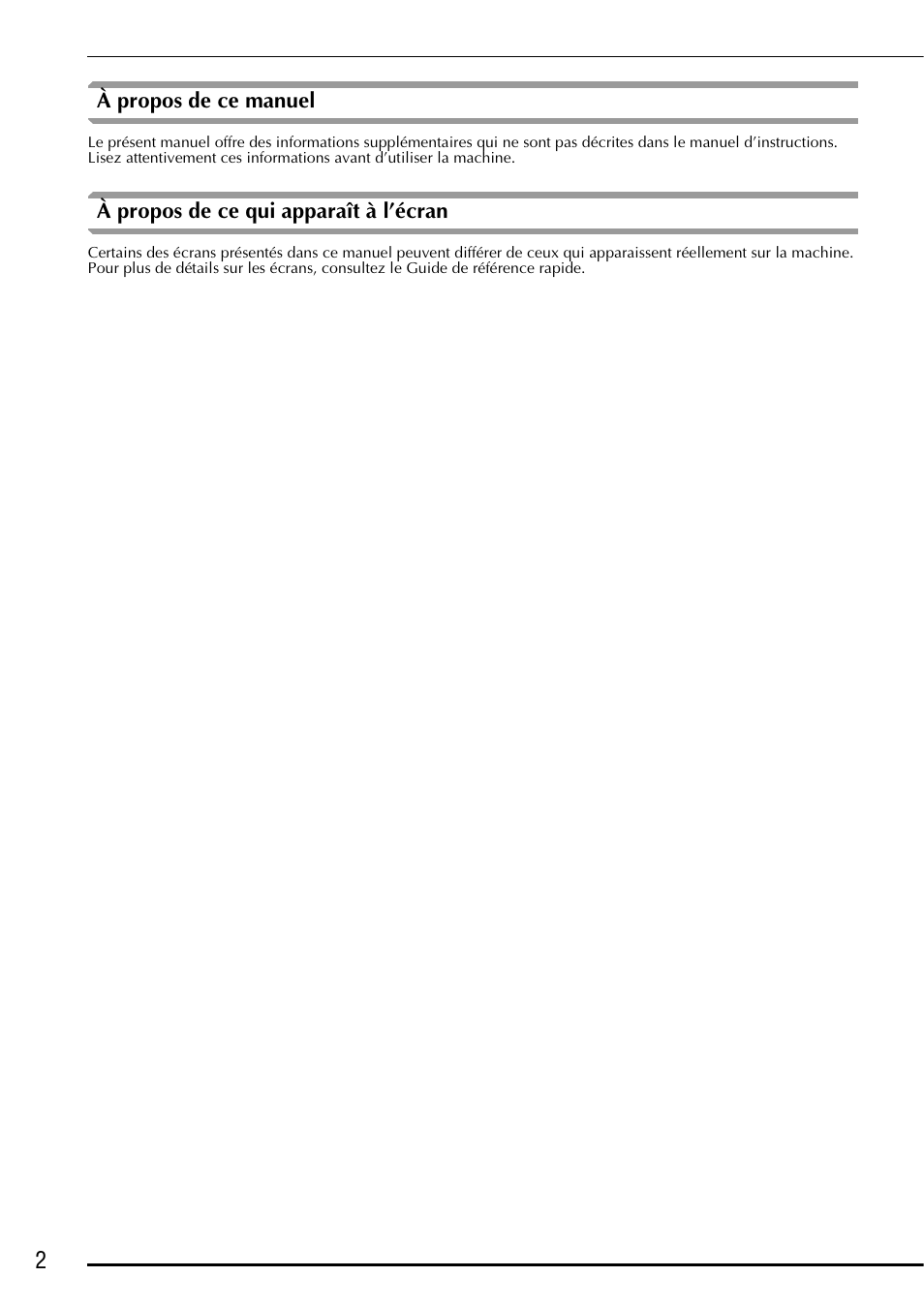 À propos de ce manuel, À propos de ce qui apparaît à l’écran | Brother Innov-is 5000 User Manual | Page 28 / 76