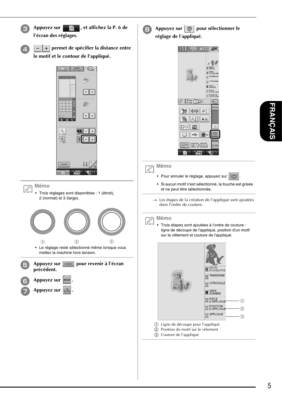 5fra nçais | Brother Innov-is 5000 User Manual | Page 31 / 76