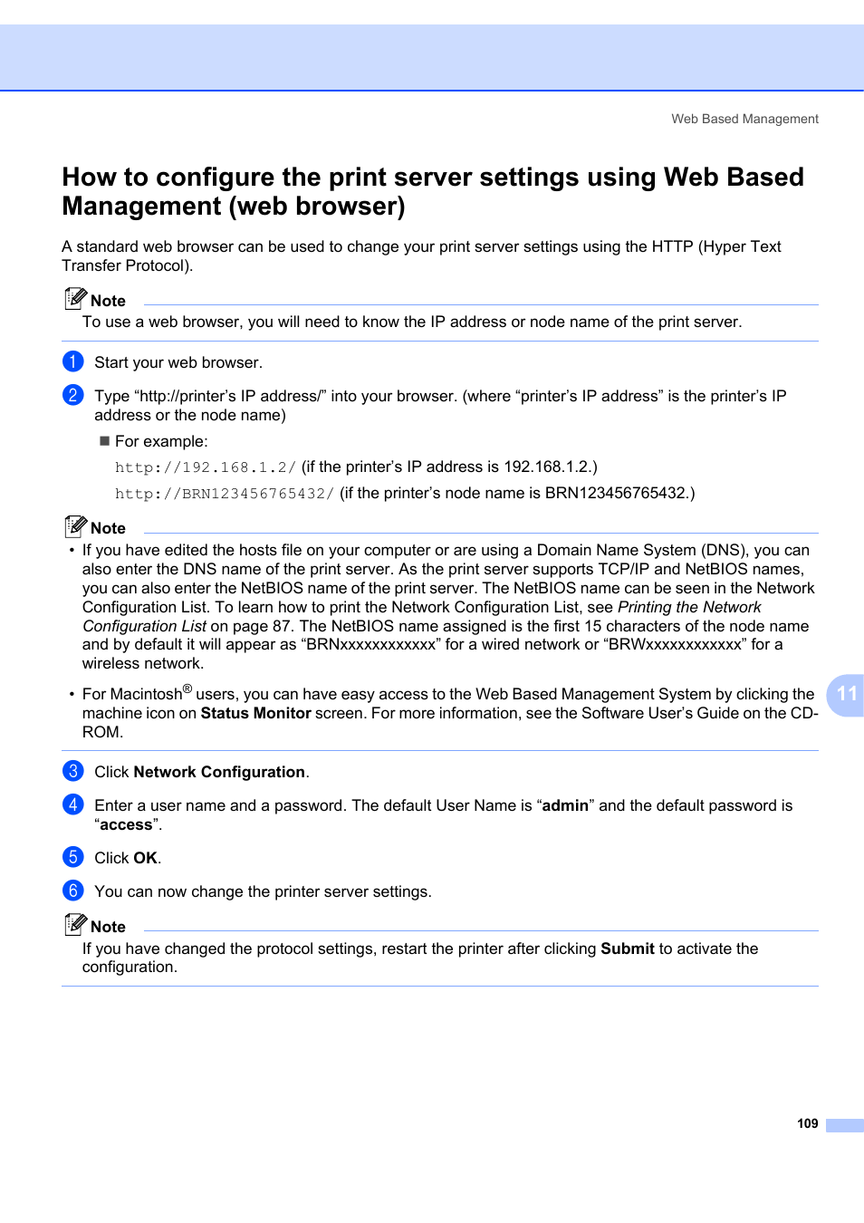 Brother MFC 7840W User Manual | Page 118 / 151