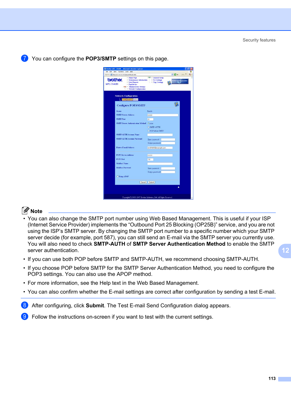 Brother MFC 7840W User Manual | Page 122 / 151