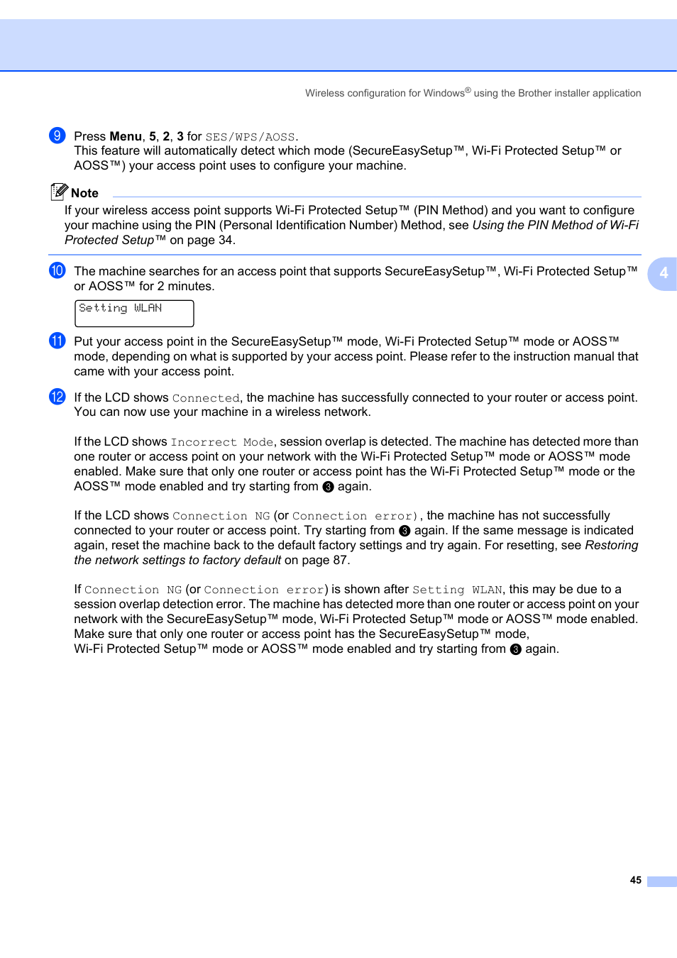Brother MFC 7840W User Manual | Page 54 / 151