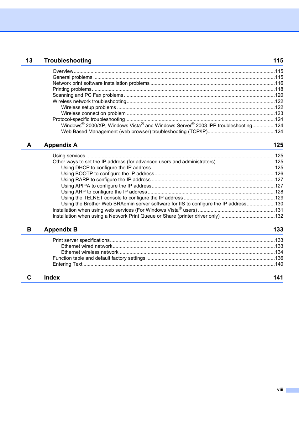 Brother MFC 7840W User Manual | Page 9 / 151