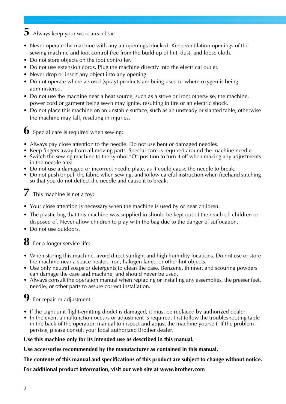 Brother PC660LA User Manual | Page 4 / 176