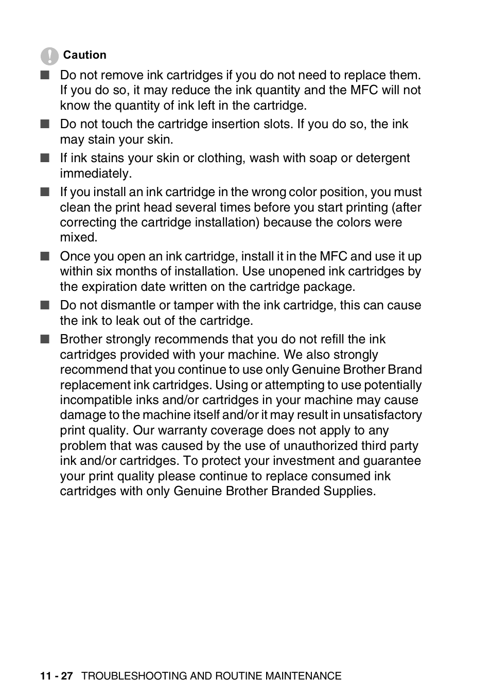Brother MFC-420CN User Manual | Page 146 / 200