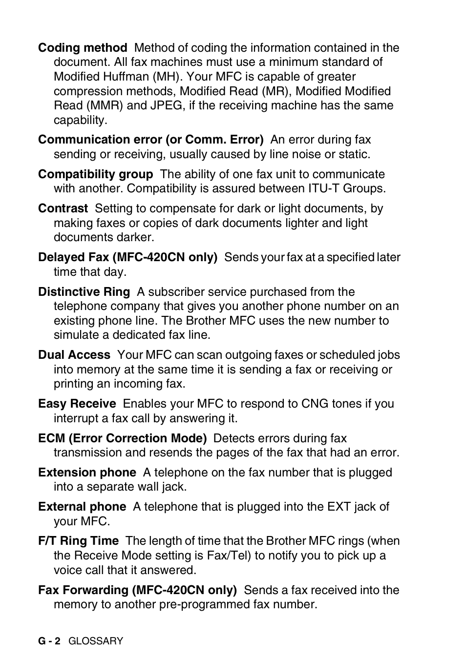 Brother MFC-420CN User Manual | Page 176 / 200