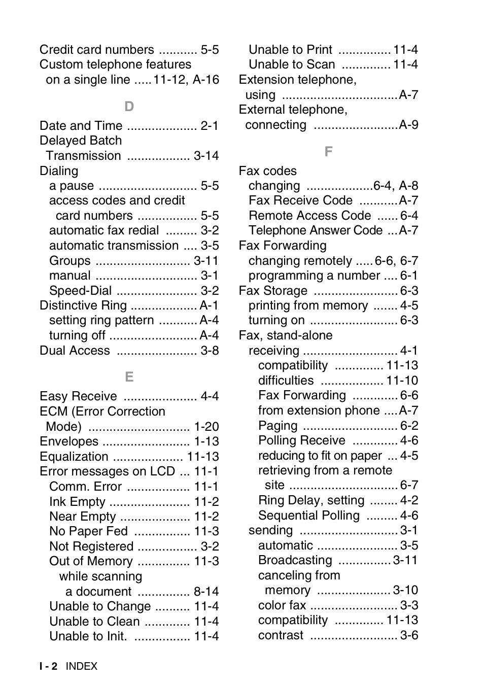 Brother MFC-420CN User Manual | Page 192 / 200