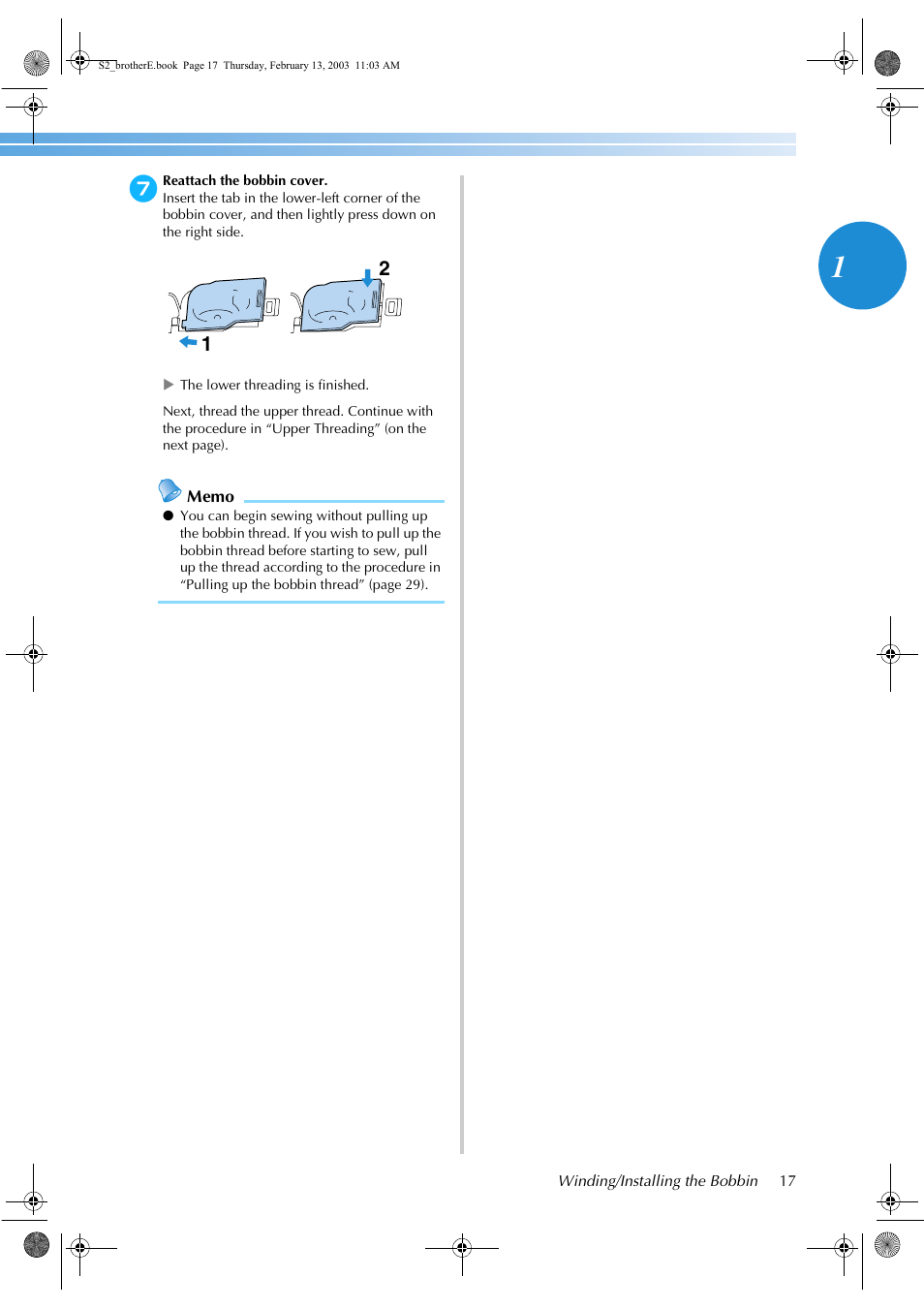 Brother CS 80 User Manual | Page 23 / 115