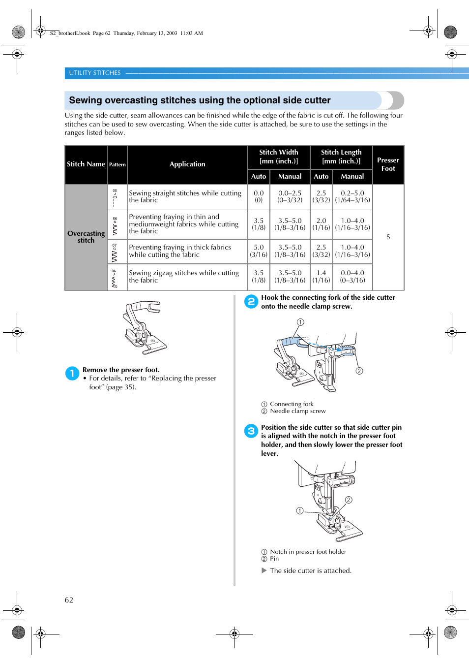 Brother CS 80 User Manual | Page 68 / 115