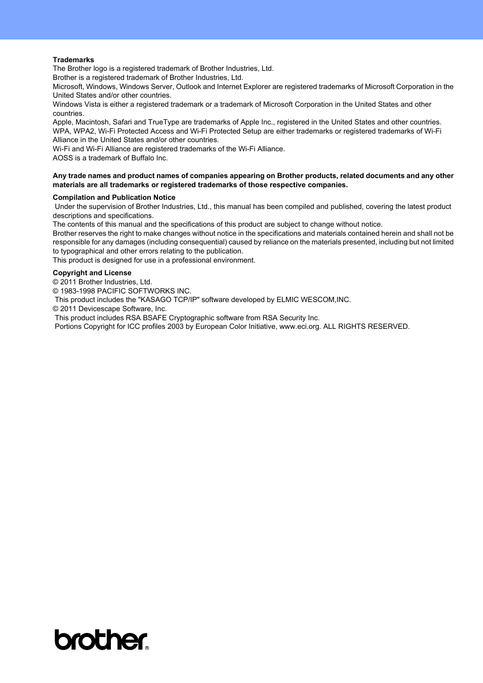 Brother HL-3075CW User Manual | Page 44 / 44
