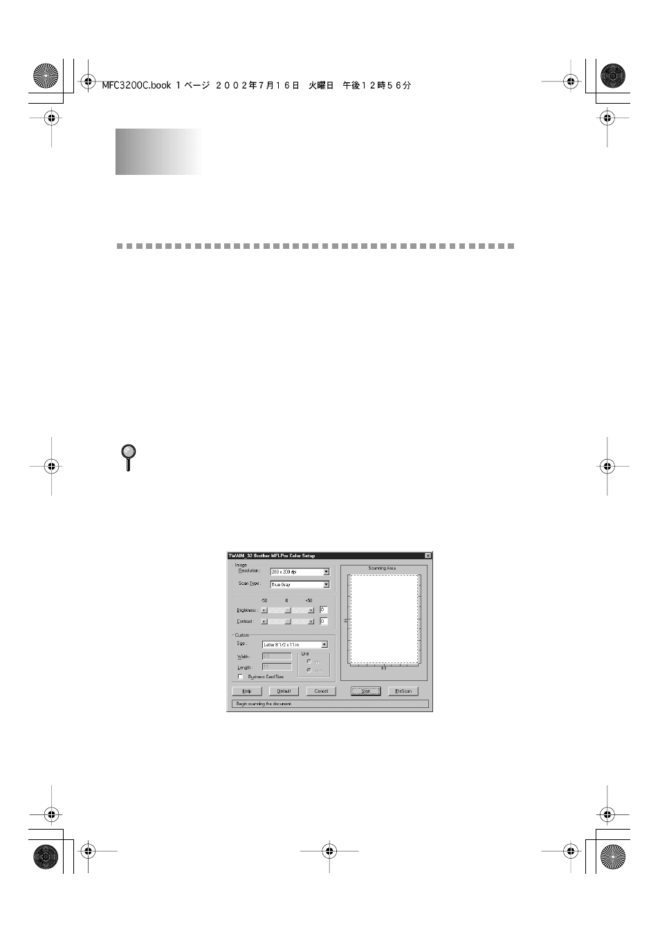 17 how to scan using windows, Twain compliant, How to access the scanner | Scanning a document into the pc, How to scan using windows, Scanning a document, For windows, 98/98se/me and 2000 professional) -1 | Brother MFC-3200C User Manual | Page 176 / 266