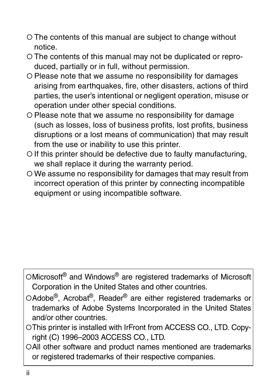 Brother MW-120 User Manual | Page 3 / 83