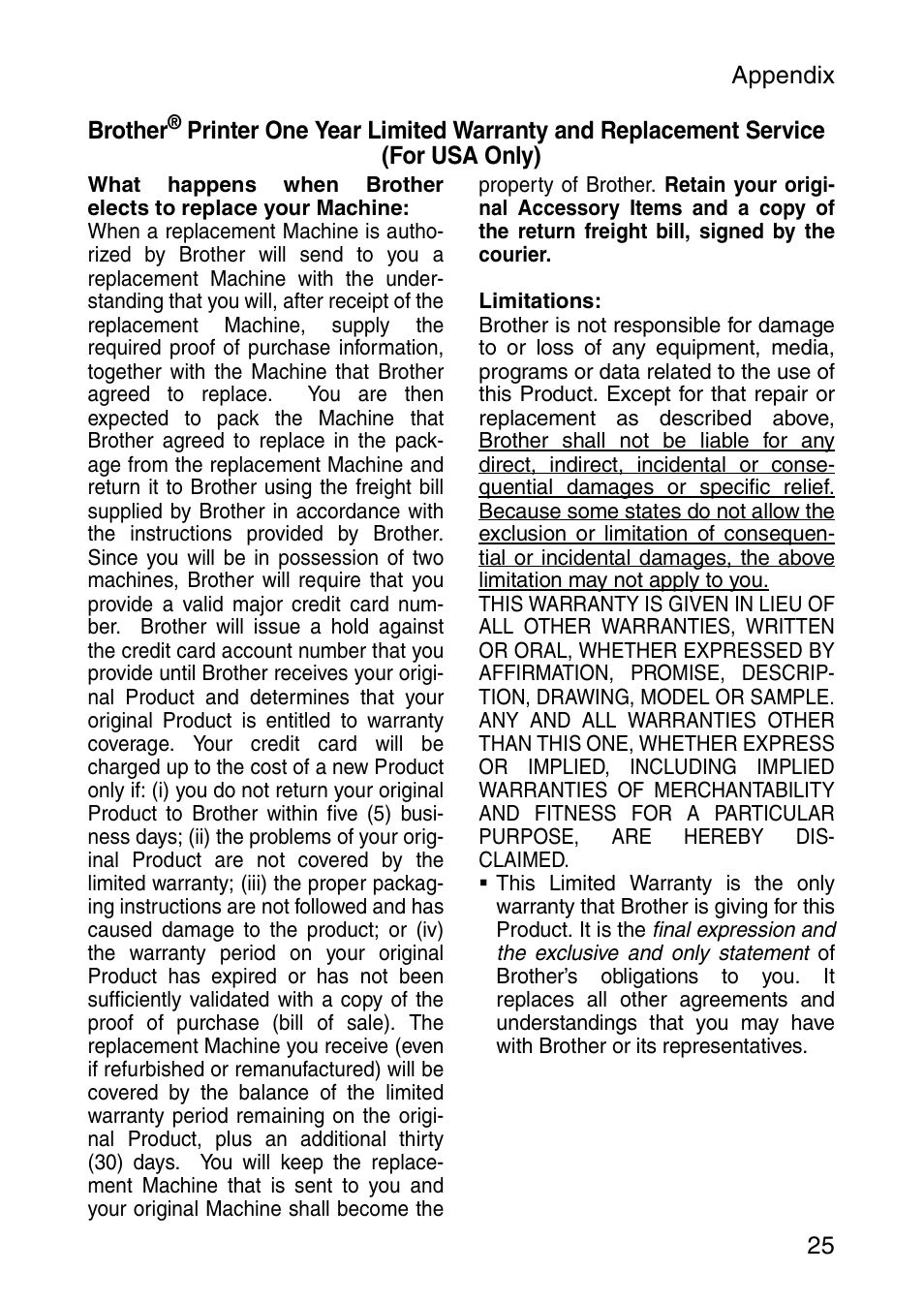 Brother MW-120 User Manual | Page 40 / 83
