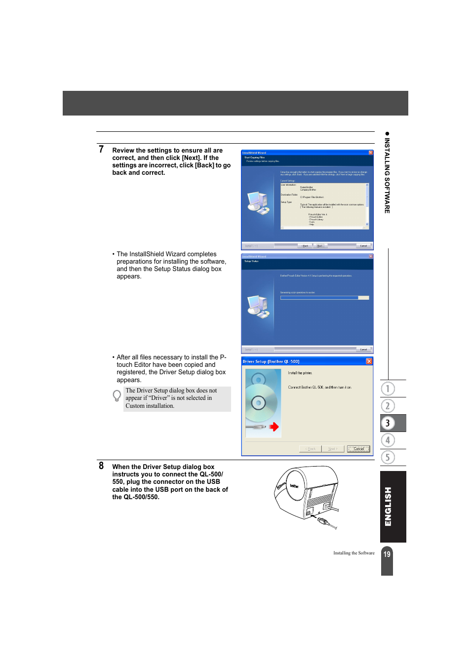 Brother QL-550 User Manual | Page 23 / 76