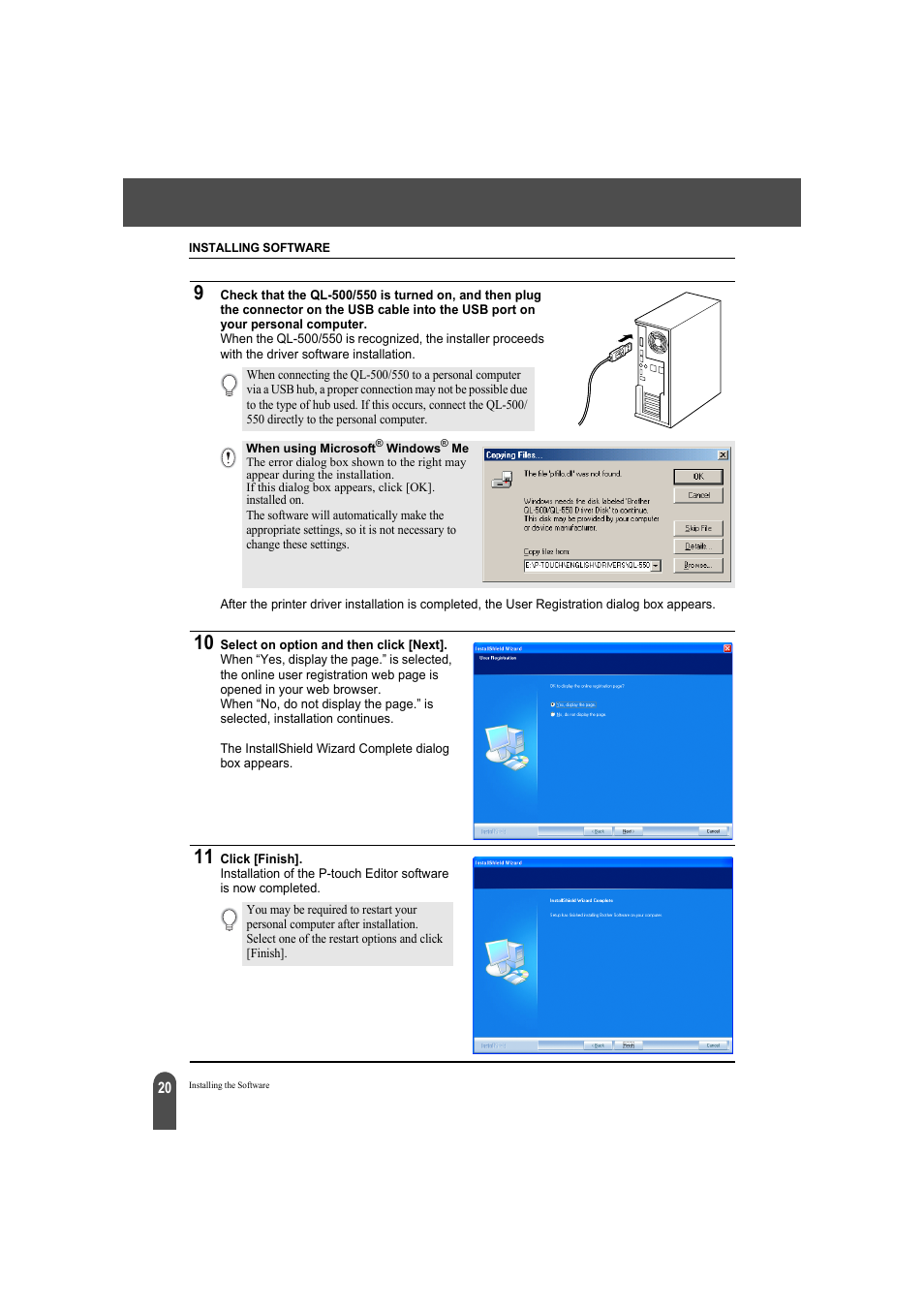 Brother QL-550 User Manual | Page 24 / 76