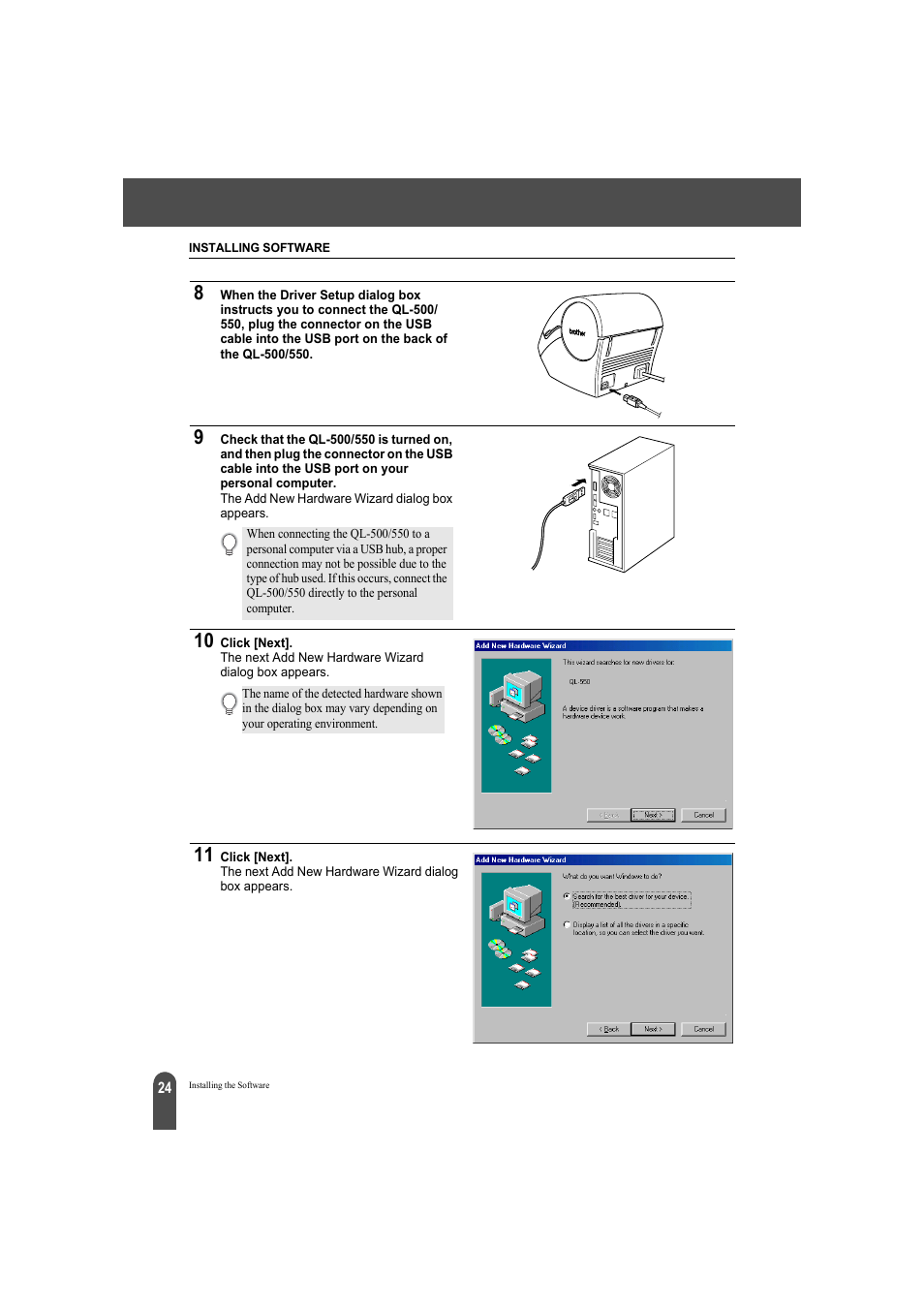 Brother QL-550 User Manual | Page 28 / 76