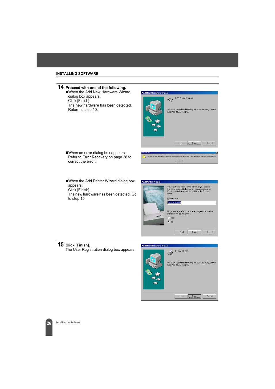 Brother QL-550 User Manual | Page 30 / 76