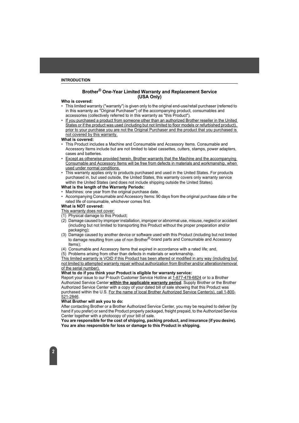 Brother | Brother QL-550 User Manual | Page 6 / 76