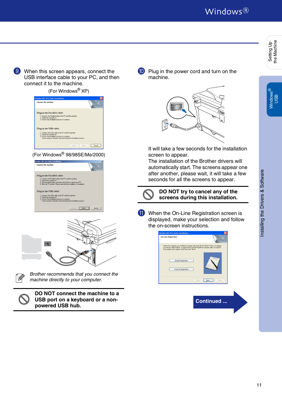 Brother DCP-7020 User Manual | Page 12 / 31
