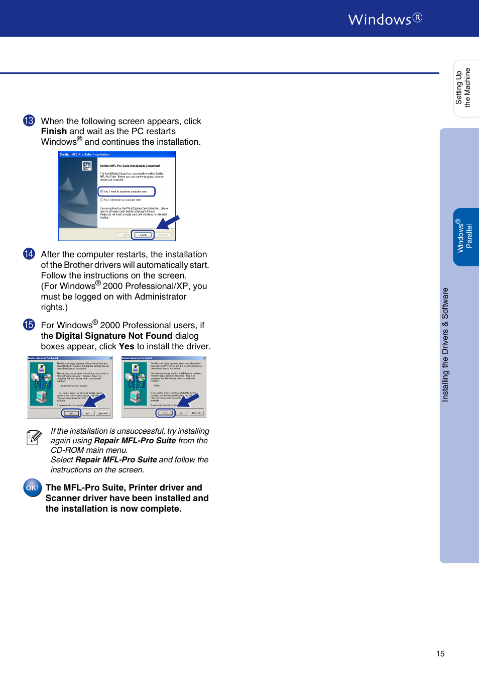Brother DCP-7020 User Manual | Page 16 / 31