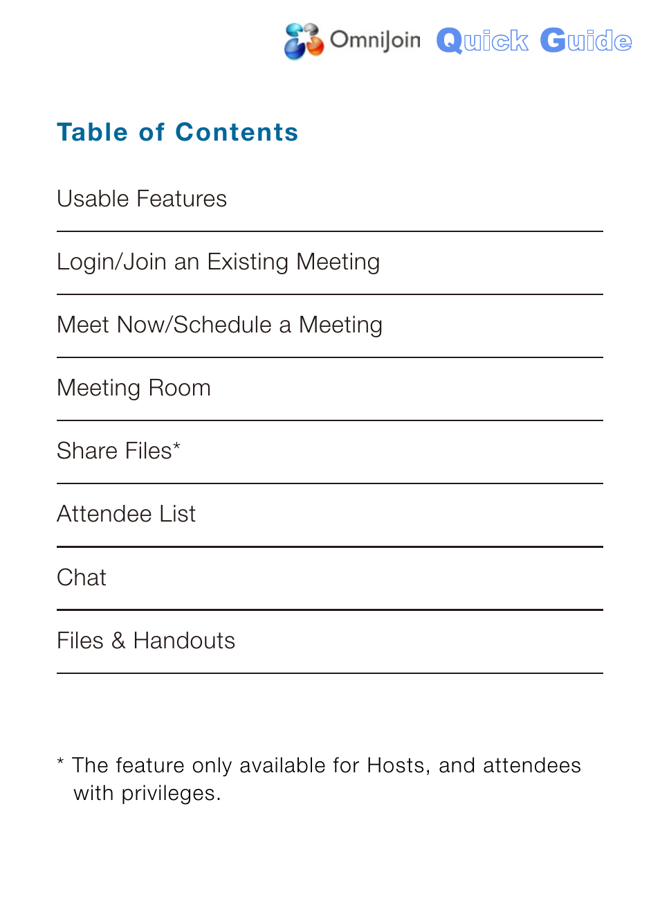Brother OmniJoin User Manual | Page 2 / 18