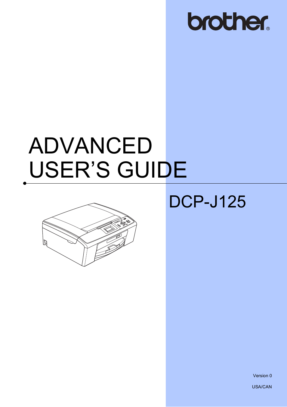 Brother DCP-J125 User Manual | 30 pages