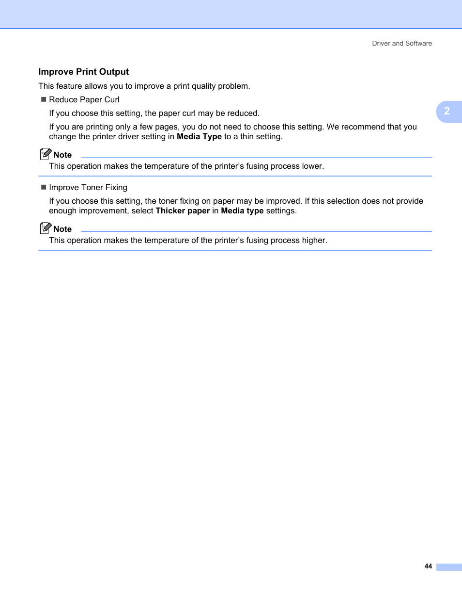 Improve print output | Brother HL-3075CW User Manual | Page 49 / 194