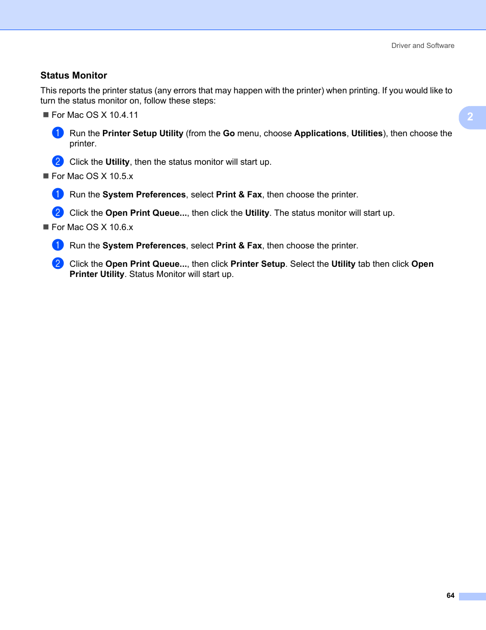 Status monitor | Brother HL-3075CW User Manual | Page 69 / 194