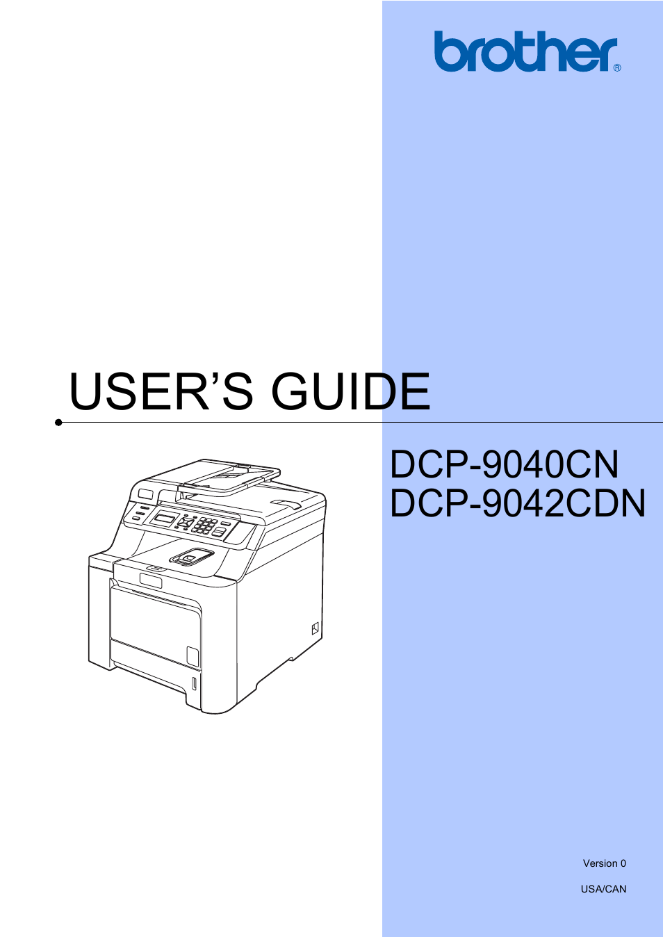 Brother DCP 9040CN User Manual | 167 pages