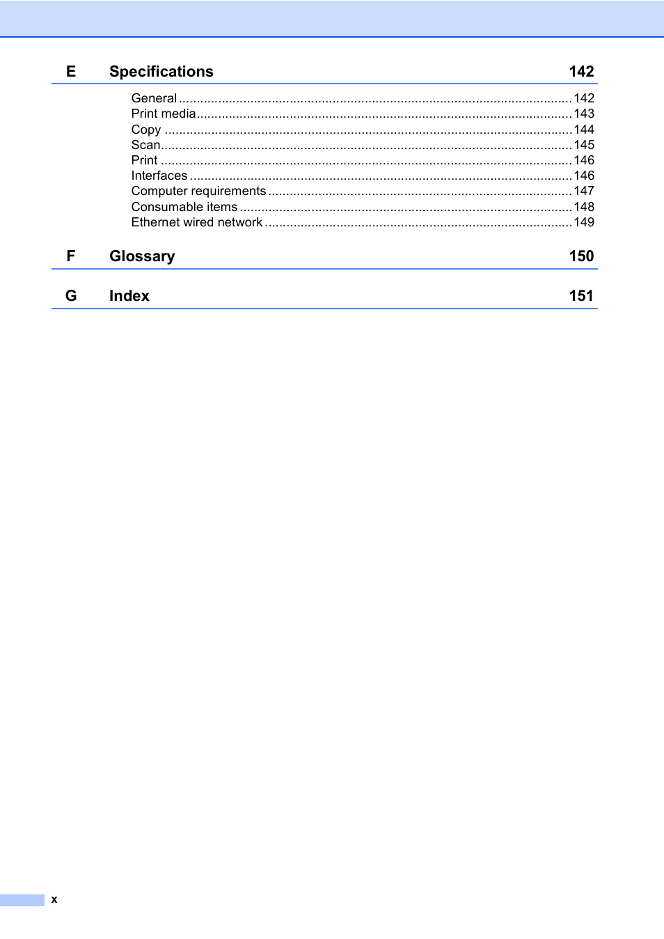 Brother DCP 9040CN User Manual | Page 12 / 167