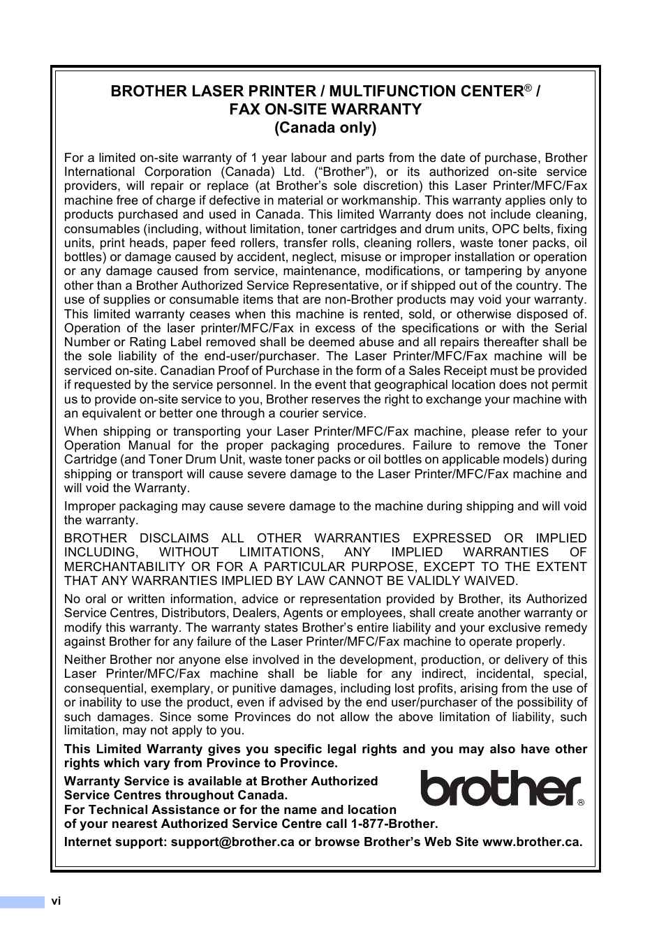 Brother DCP 9040CN User Manual | Page 8 / 167