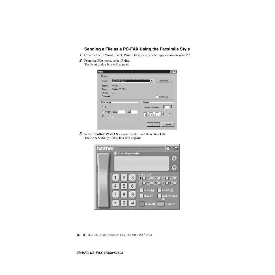 Brother FAX-5750e User Manual | Page 165 / 231