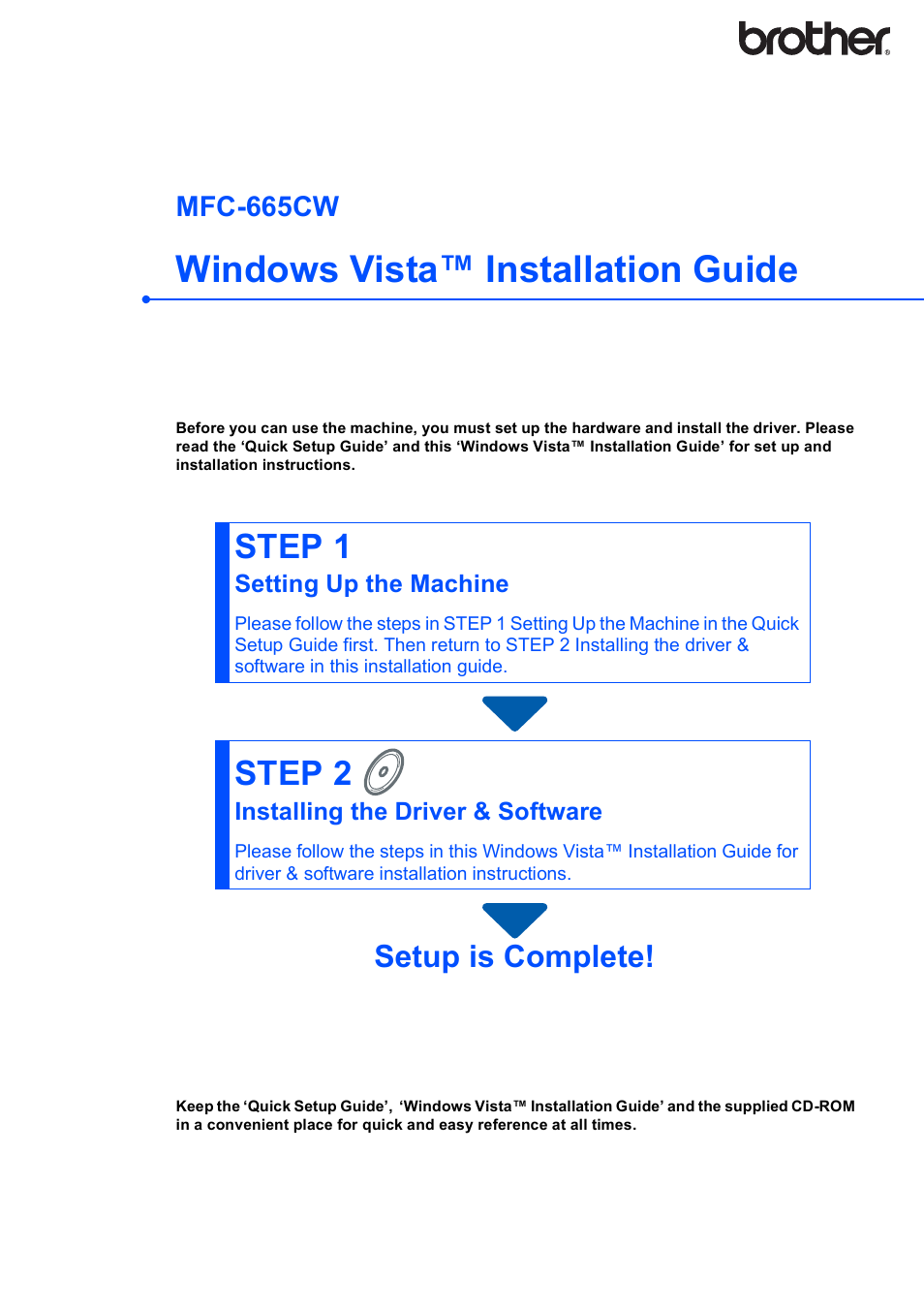 Brother MFC-665CW User Manual | 31 pages