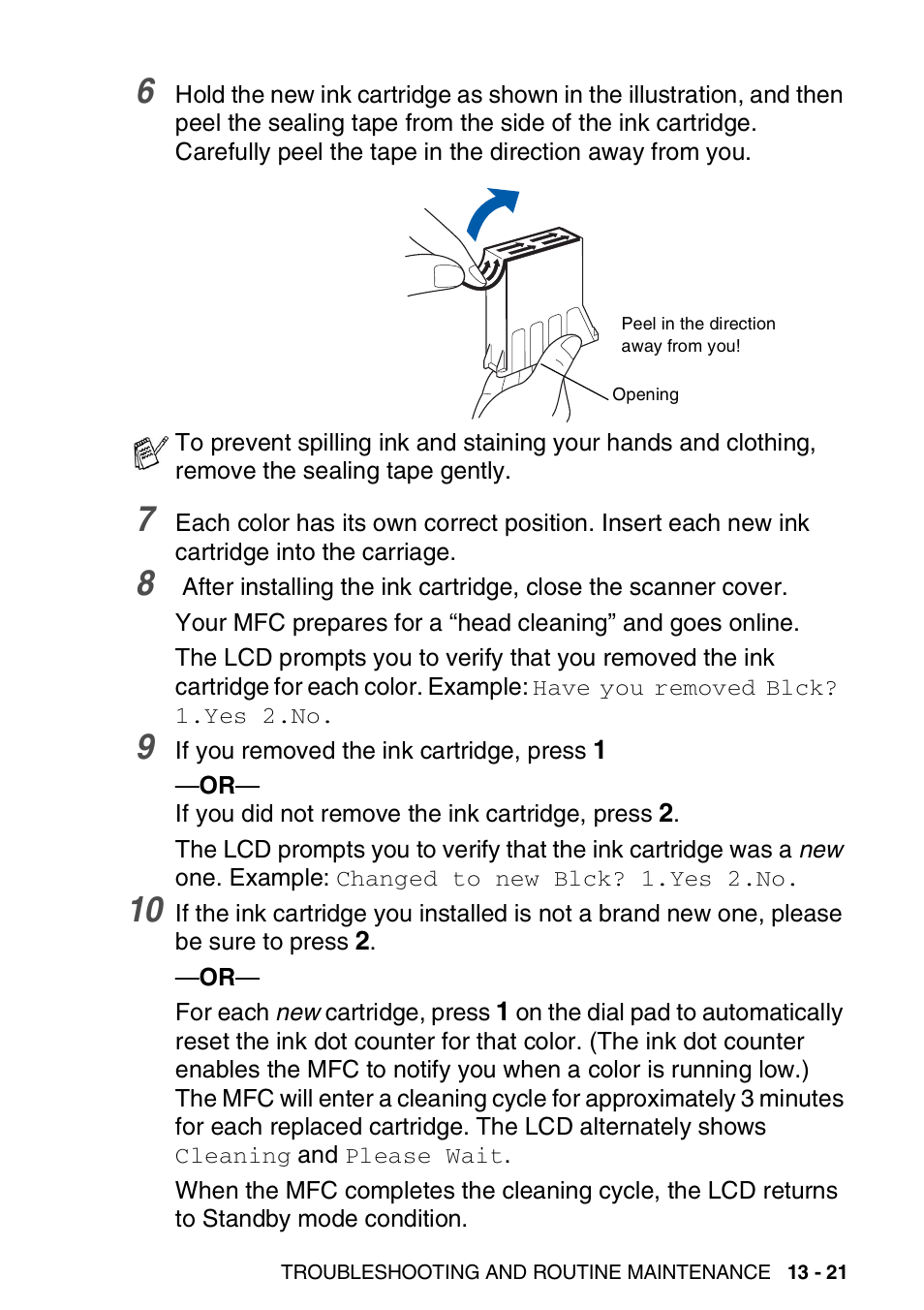 Brother MFC-3420C User Manual | Page 168 / 191