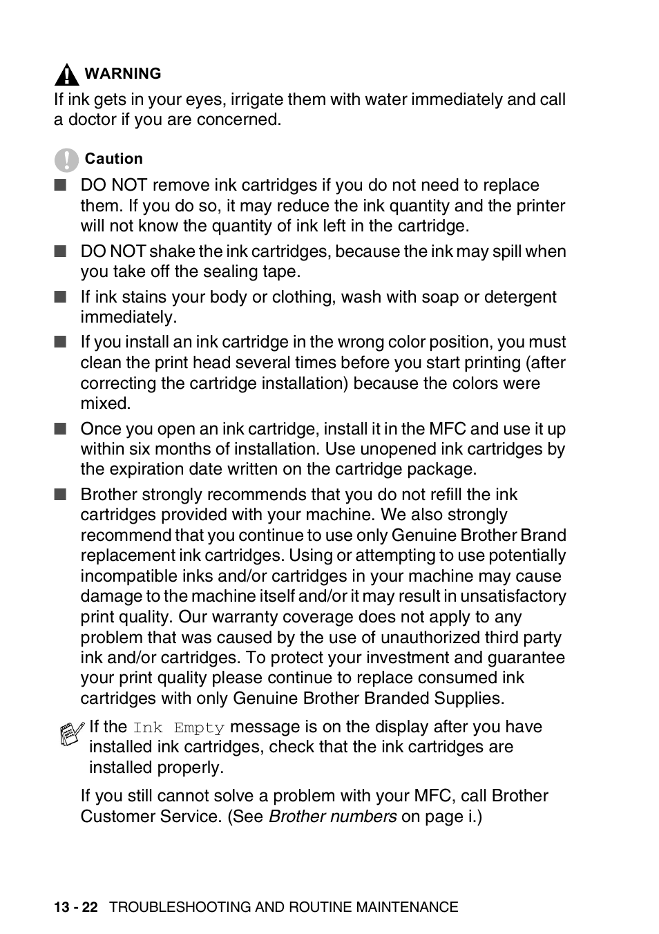 Brother MFC-3420C User Manual | Page 169 / 191