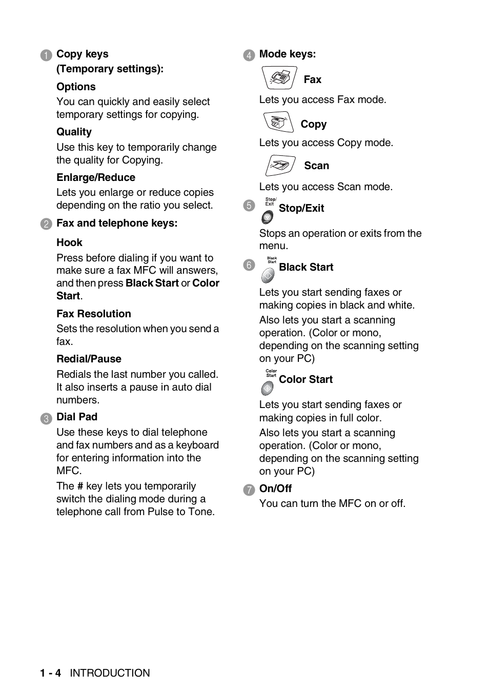 Brother MFC-3420C User Manual | Page 25 / 191