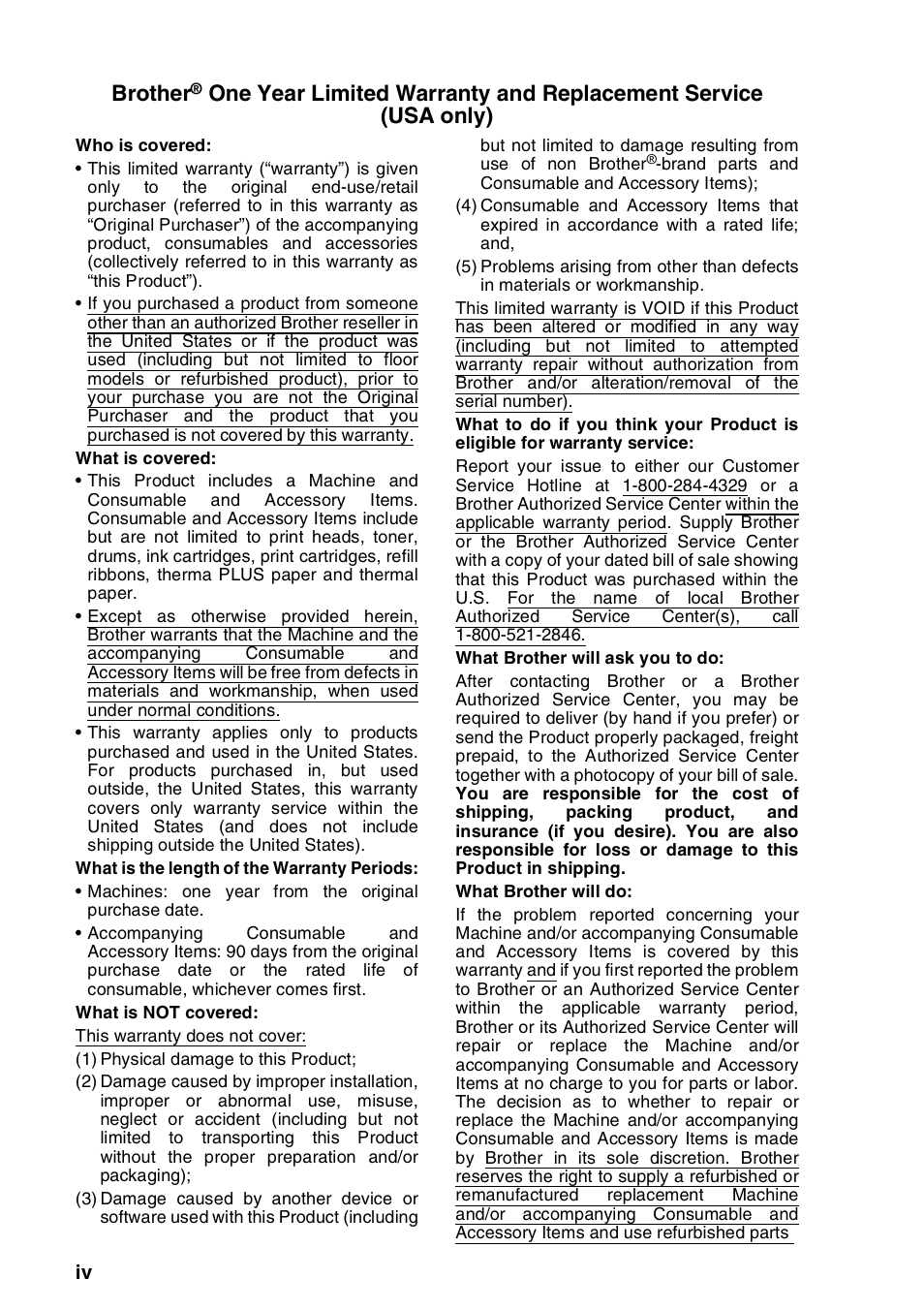 Brother | Brother MFC-3420C User Manual | Page 6 / 191