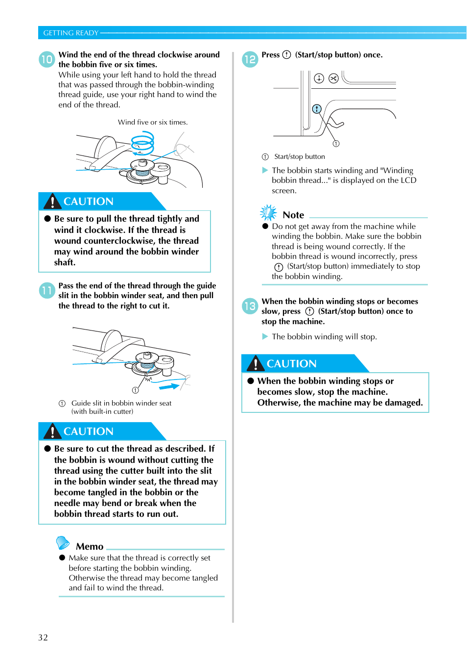 Caution | Brother SB7050E User Manual | Page 34 / 96