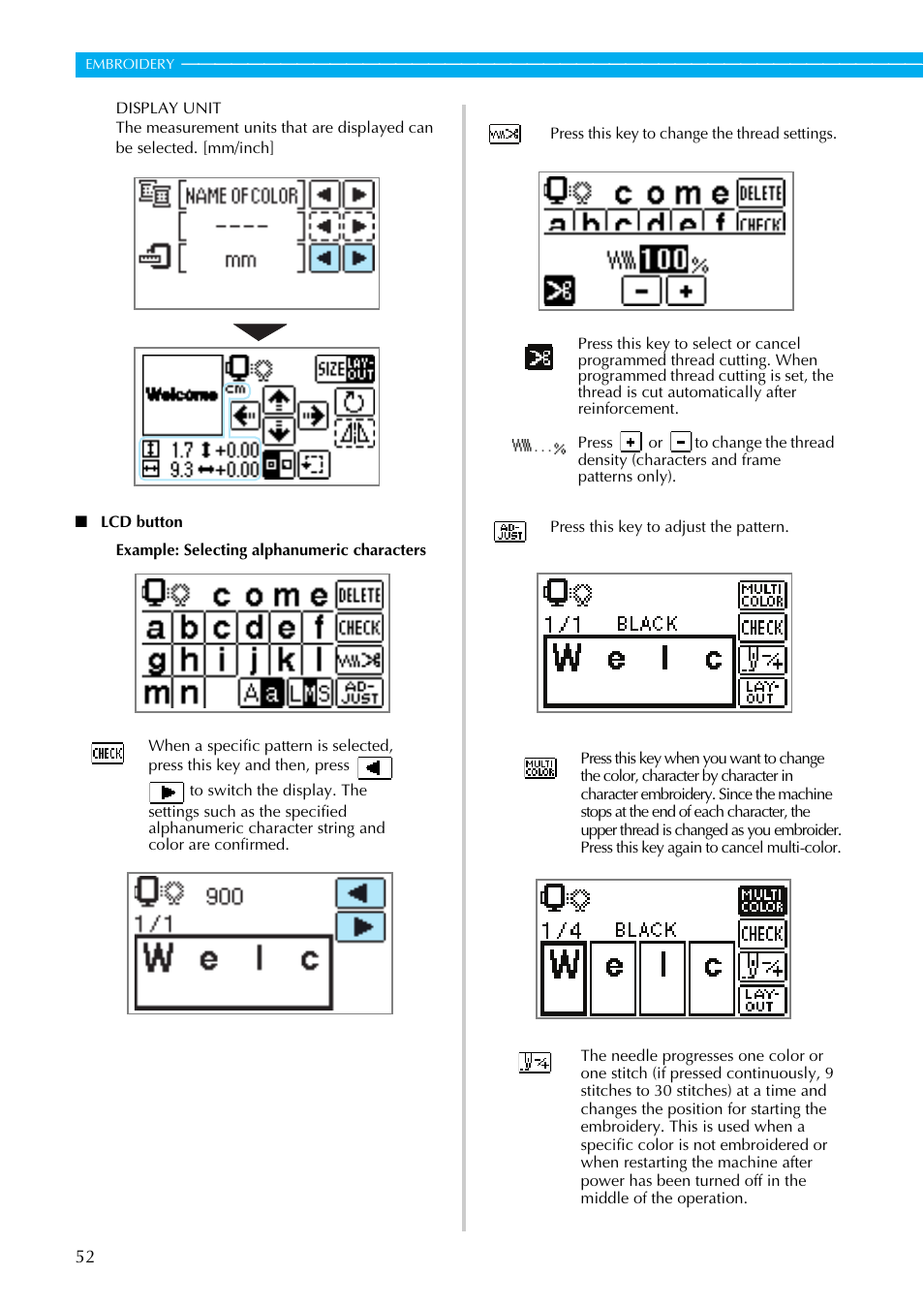 Brother SB7050E User Manual | Page 54 / 96