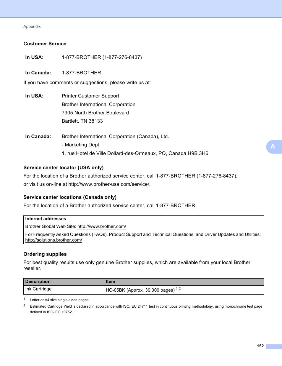 Brother HL-S7000DN User Manual | Page 158 / 161