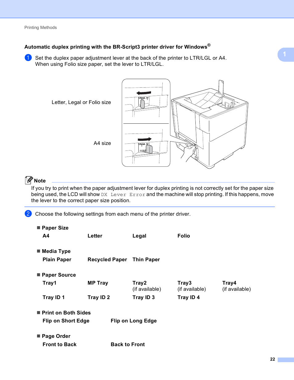 Brother HL-S7000DN User Manual | Page 28 / 161