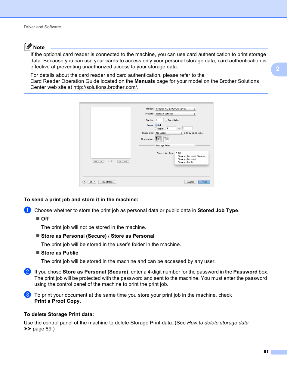 Brother HL-S7000DN User Manual | Page 67 / 161