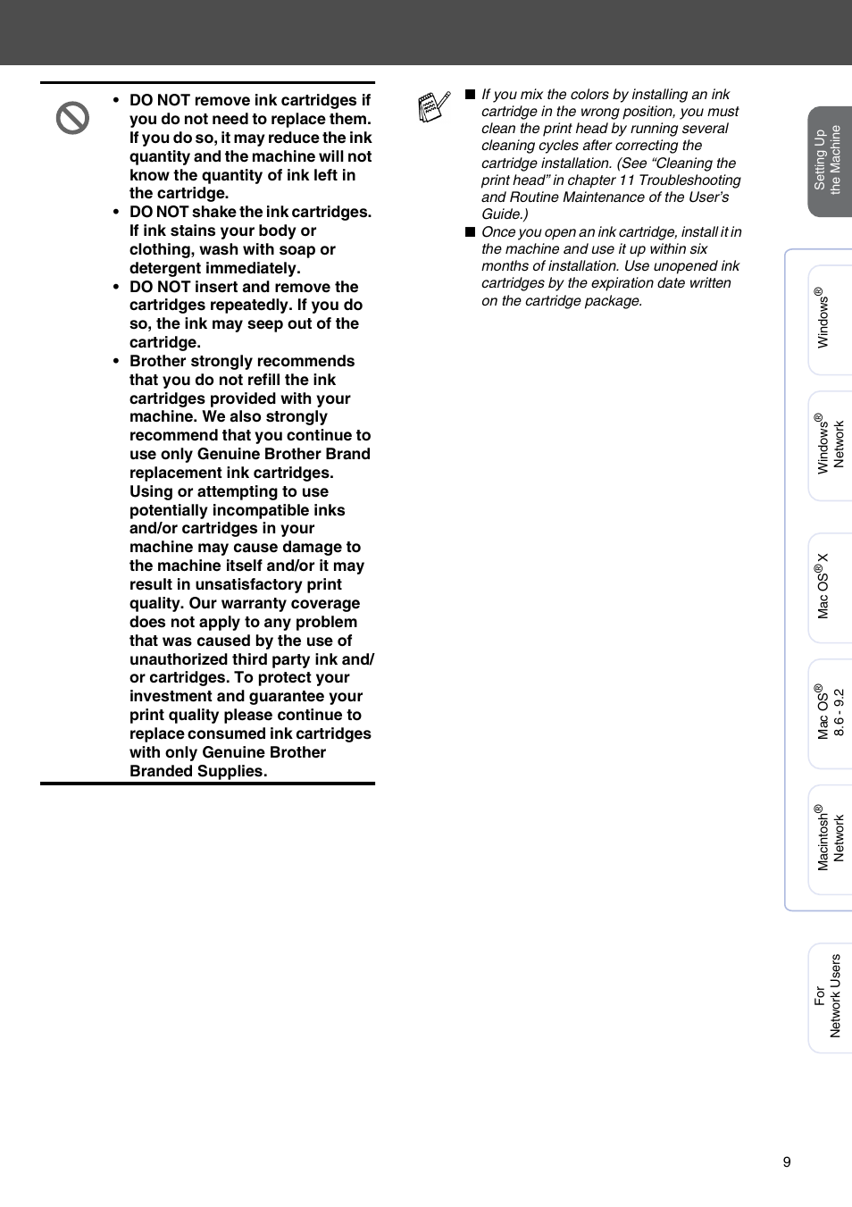 Brother MFC 5840CN User Manual | Page 11 / 39