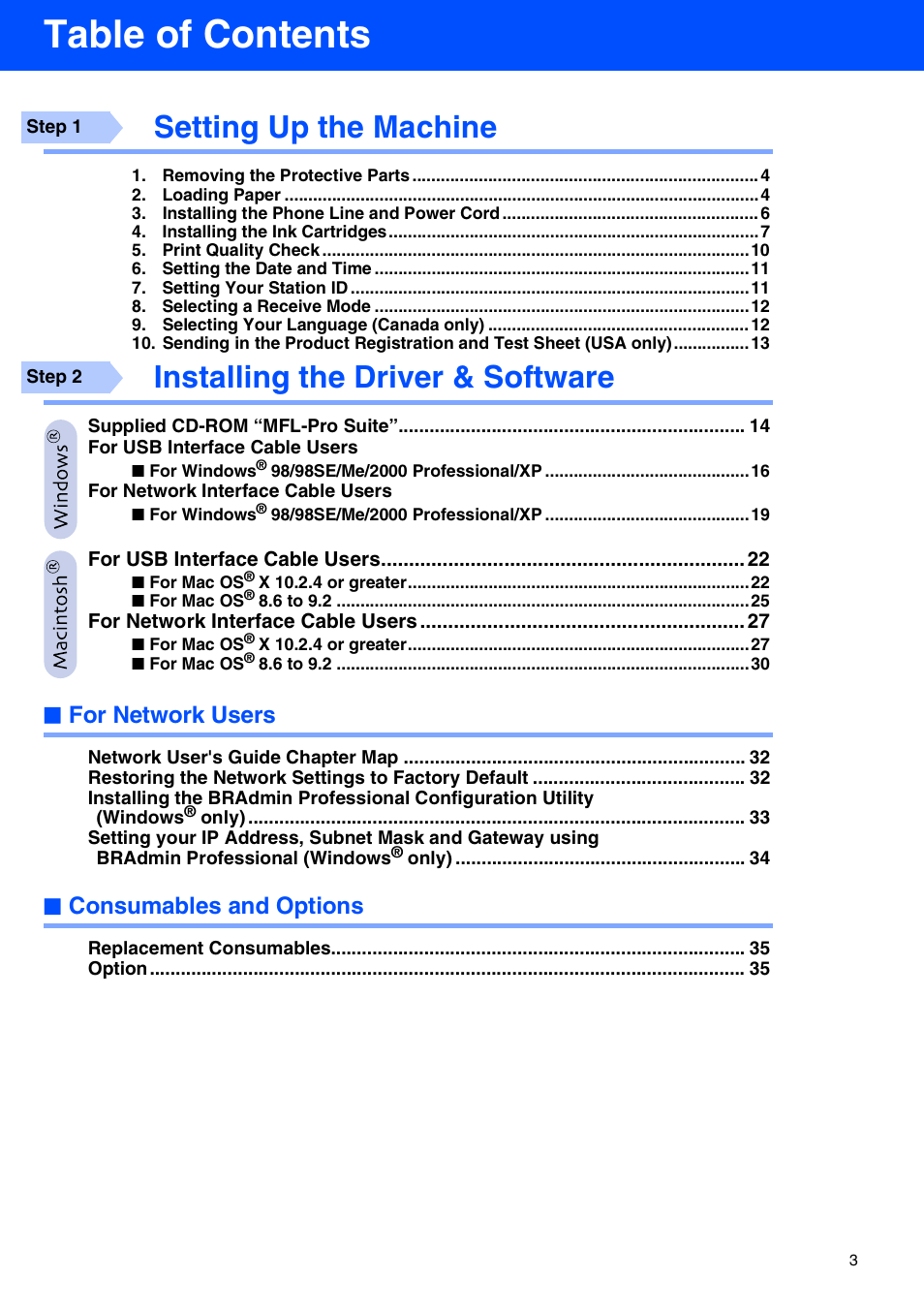 Brother MFC 5840CN User Manual | Page 5 / 39