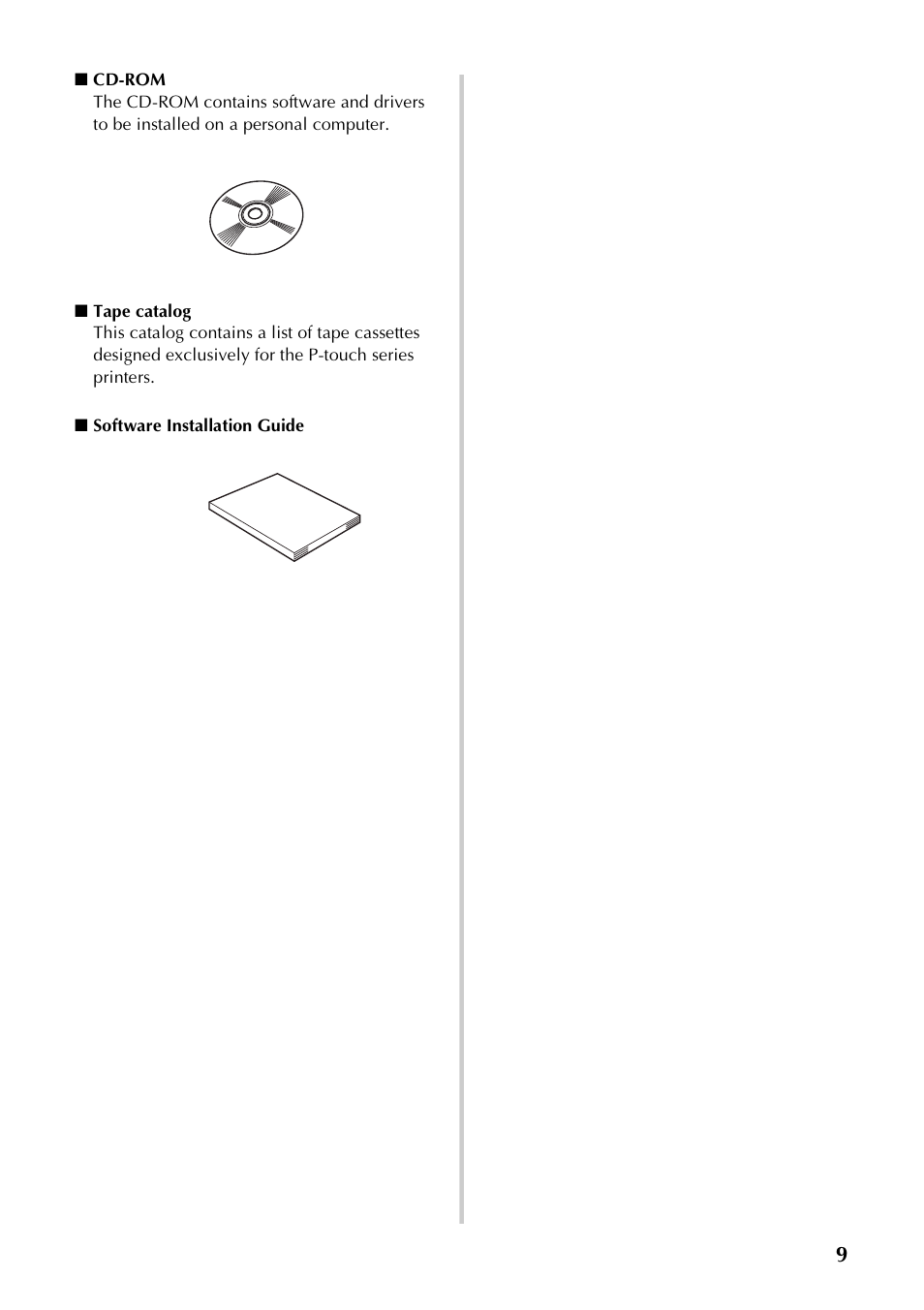 Brother PT-9500PC User Manual | Page 10 / 62