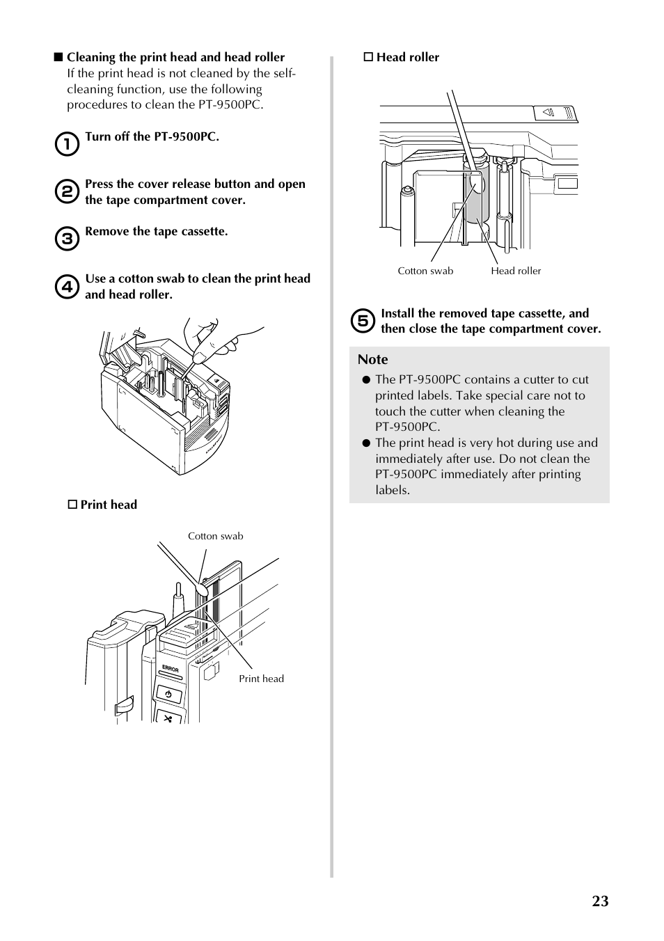 Brother PT-9500PC User Manual | Page 24 / 62